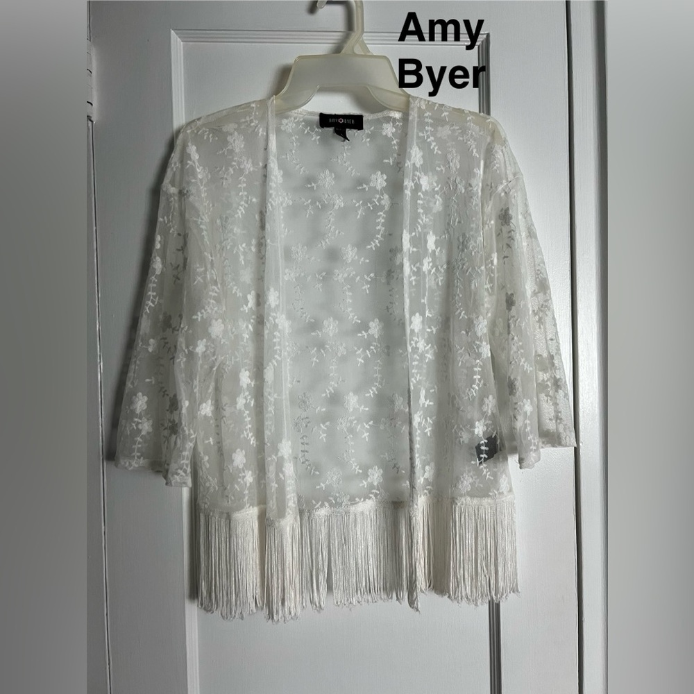 Amy Byer Sheer Coverup/ Cardigan Size Girls XL (16)